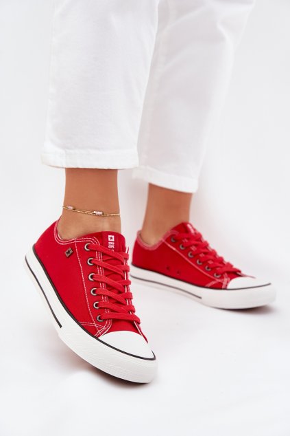 Dámské Nízké Tenisky Big Star DD274A234 Červené (Veľkosť 36)