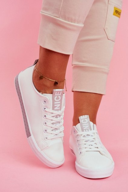 Dámske tenisky klasické šedé ville / LA70/LA221 GREY (Veľkosť 36)