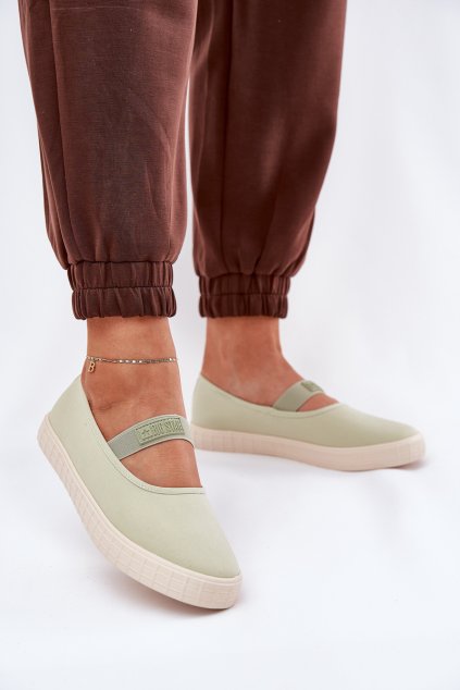 Dámské Tenisky Big Star NN274604 Světlezelené (Veľkosť 36)