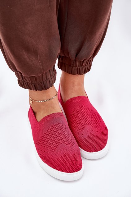 Dámské Tenisky Slip-on Big Star FF274A605 Fuchsie (Veľkosť 36)