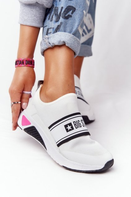 Biele dámske módne tenisky NAJ.SK, kód produktu HH274538 WHITE (Veľkosť 36)