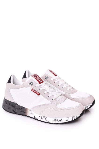 Biele dámske módne topánky, kód produktu FF174208 GREY (Veľkosť 41)