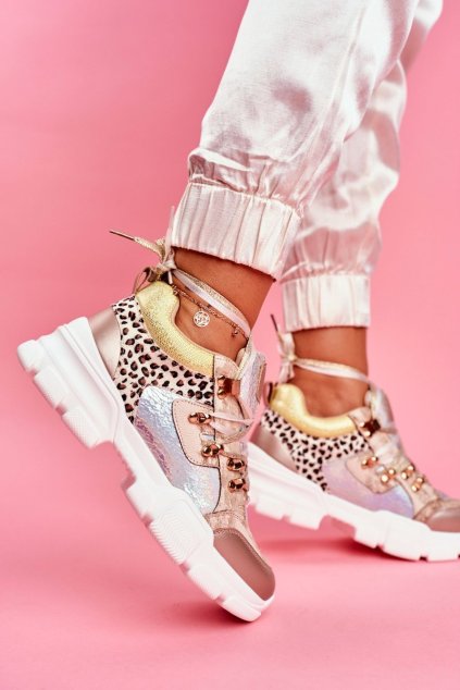 Dámske viacfarebné tenisky NJSK KP2454-AG SILVER (Veľkosť 36)