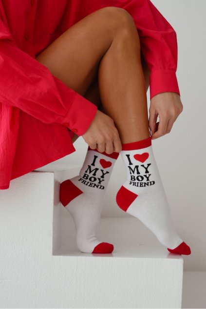 Dámske ponožky  biele kód po- ccc -02-sk.41168 / (Veľkosť 37-41)