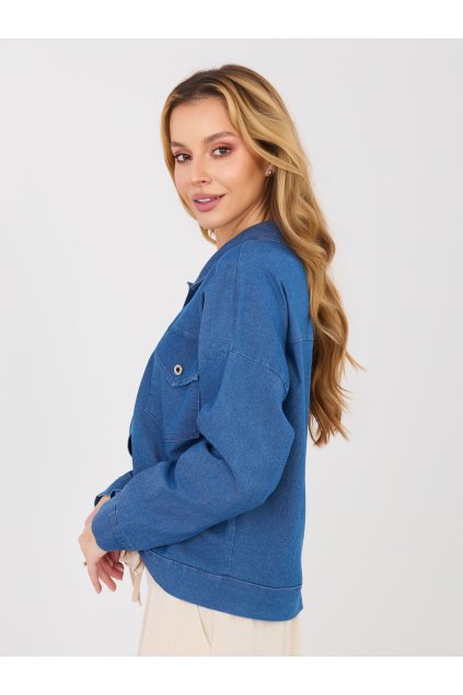 Dámska Bunda farba Modrá kód IT-KR-FL9568.29P (Farba Modrá, Veľkosť ONE SIZE)