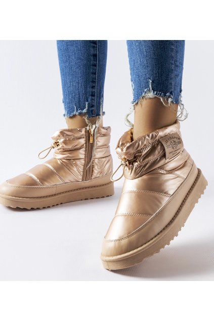 Zlaté snehule Lee Cooper LCJ-23-44-1965L LCJ-23-44-1965L GOLD 38 - GM (Veľkosť 38)