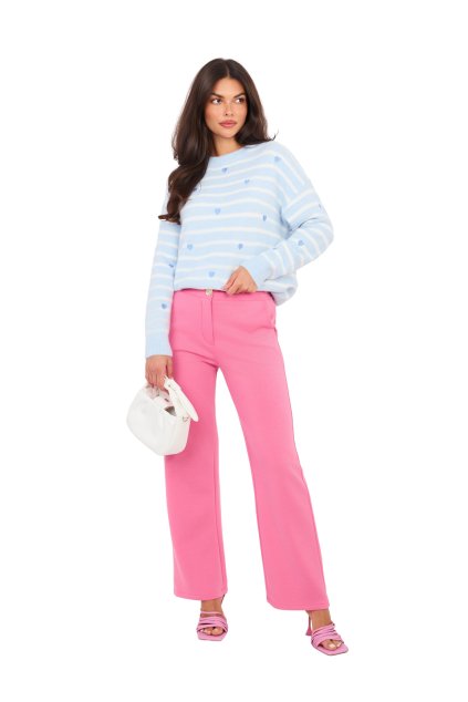 Dámske Nohavice farba Tmavo-ružová kód IT-SP-22209.15 (Farba Tmavo-ružová, Veľkosť ONE SIZE)