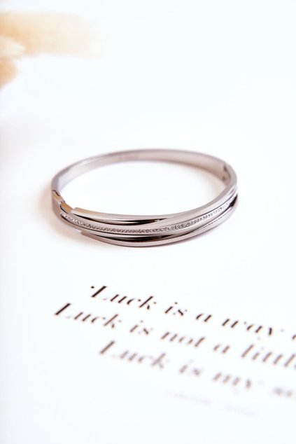 Dámsky náramok  sivé kód bl1221-247 silver / (Veľkosť Uni)