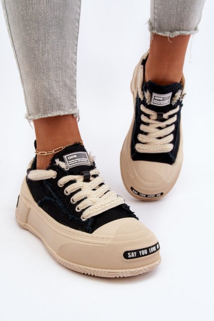 Dámske tenisky goe nn2n4061 čierne / (Veľkosť 38)