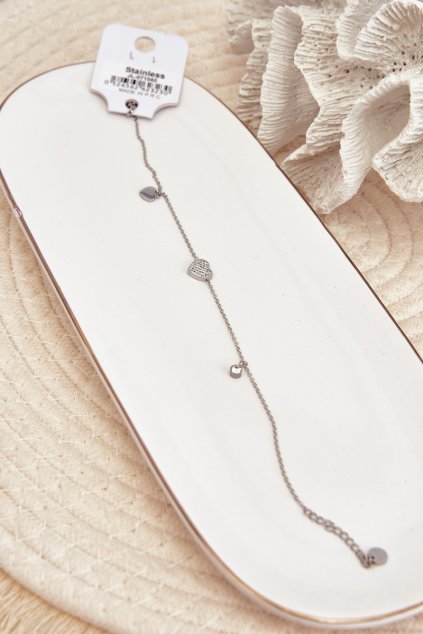 Dámsky náramok  kód jl-071040 silver / (Veľkosť Uni)