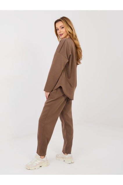 Dámske Komplet farba Hnedá kód IT-KMPL-20583.09P (Farba Hnedá, Veľkosť ONE SIZE)