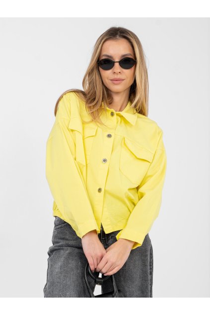 Dámske Košeľa farba Žltá kód IT-KS-FL9273.29 (Farba Žltá, Veľkosť ONE SIZE)