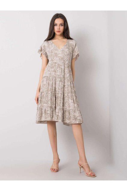 Šaty NJSK YP-SK-awd0465.06 (Farba Béžová)