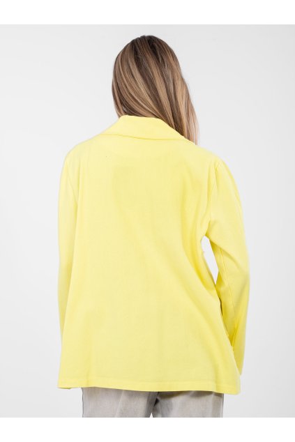 Dámske sako farba Žltá kód IT-MA-FL9992.97 (Farba Žltá, Veľkosť ONE SIZE)