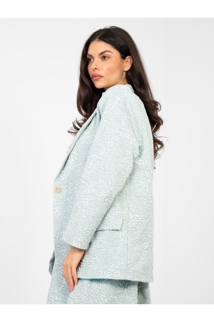 Dámske sako farba Metová kód IT-MA-21839.10 (Farba Metová, Veľkosť ONE SIZE)