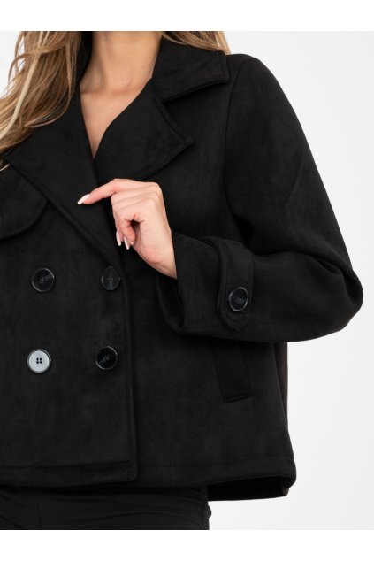 Dámska Bunda farba Čierna kód IT-KR-97335.02 (Farba Čierna, Veľkosť ONE SIZE)