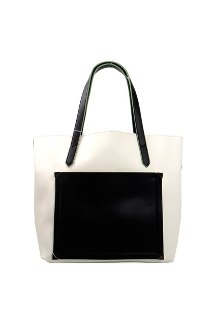 Kabelka do ruky Belle women čierna / biela d60053