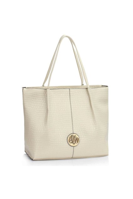 Krémová shopper kabelka Elly