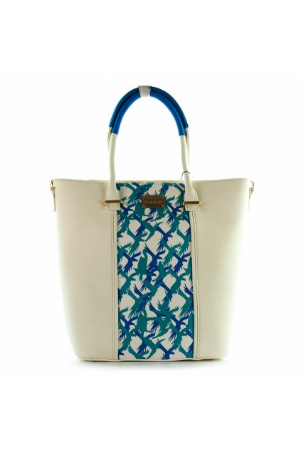 Shopper kabelka Monnari Bielo modrá 2150 0911-01