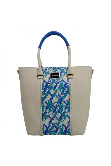 Shopper kabelka Monnari Bielo modrá 2150 0911-01