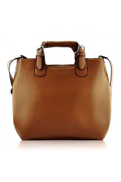 Shopper kabelka do ruky Delia zhnedá LS00267