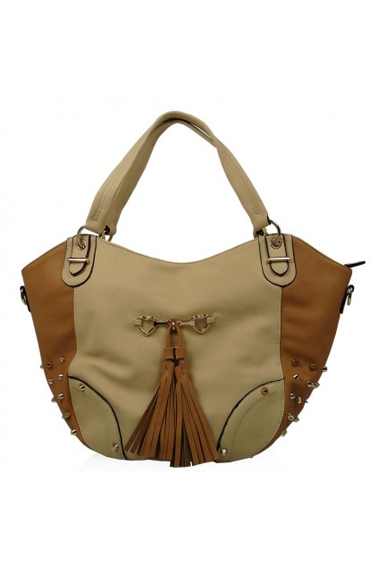 Shopper kabelka YIFENG béžová 9932a