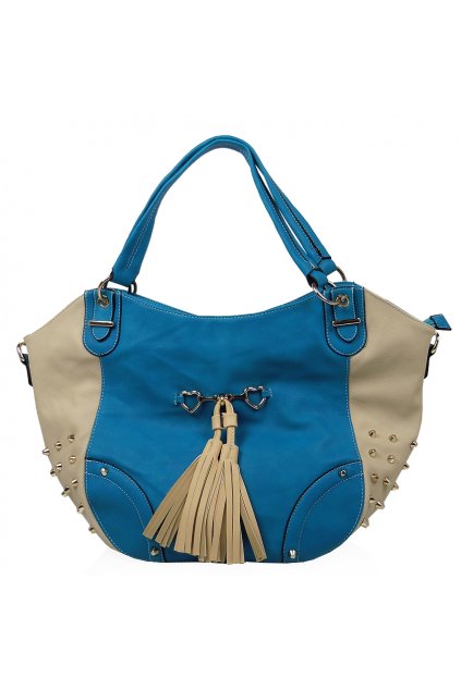 Shopper kabelka YIFENG modrá 9932a