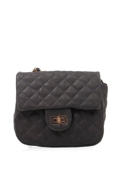 Sivá crossbody kabelka Massini Rosa w-151