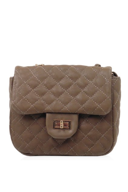 Svetlo sivá crossbody kabelka Massini Rosa w-151
