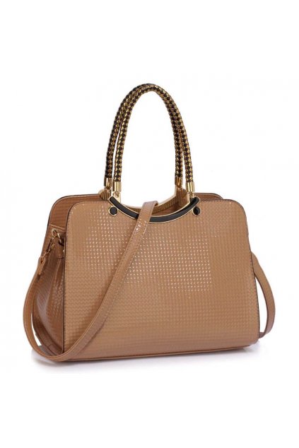 Trendová kabelka do ruky Cory telová LS00395