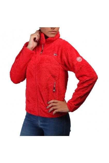 Dámska mikina Geographical Norway červená (Veľkosť 40/42)