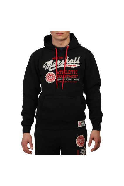 Pánska mikina s kapucňou Marshall Original čierna (Veľkosť S,)