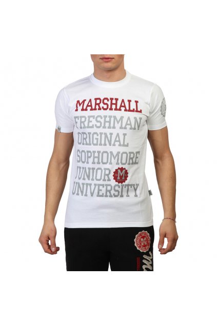 Pánske tričko Marshall Original biele (Veľkosť S,)
