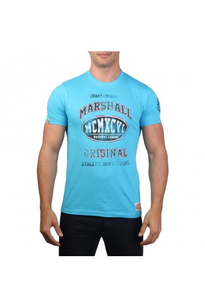 Pánske tričko Marshall Original tyrkysové (Veľkosť S,)