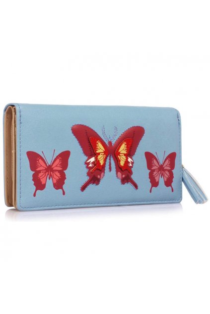 Peňaženka Butterfly modrá LSP1082