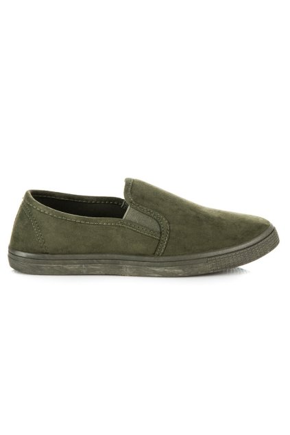 Zelené tenisky Slip On Seastar JX40A.GR
