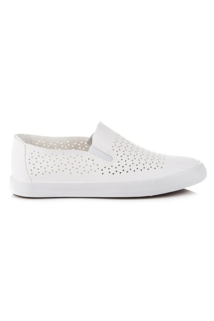 Biele tenisky Slip on TL33W