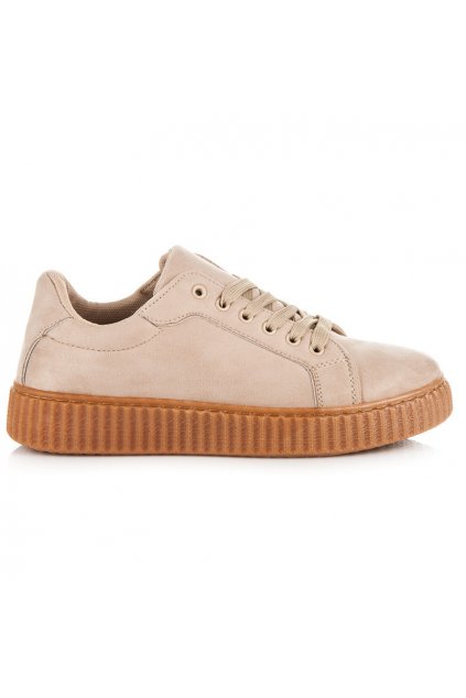 Béžové tenisky Creepers B152S-FR-BE