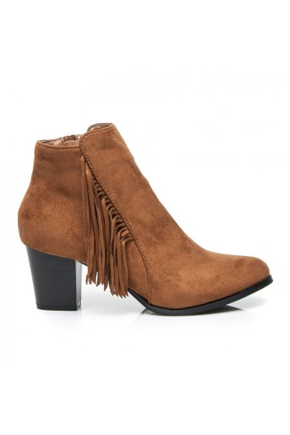 Hnedé topánky BOHO PN1523C / S1-30P