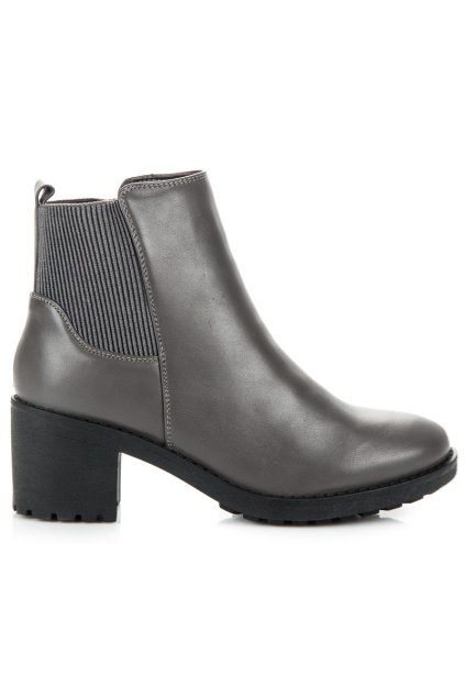 Sivé čižmy pérka Vices 6169-5G