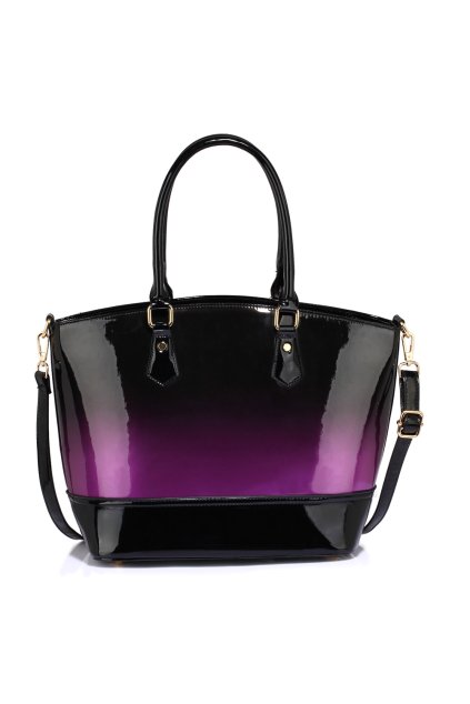 Fialová kabelka shopper Della AG0039A