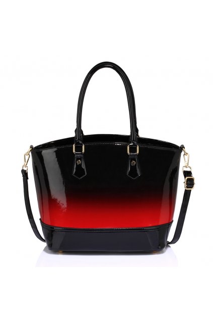 Červená kabelka shopper Della AG0039A