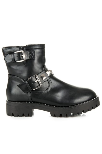 Zateplené čierne workery K1719603NE/NE