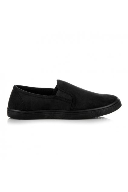 Čierne tenisky Slip On Seastar