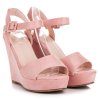 Ružové sandále na platforme JS8011P