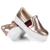 Ružové tenisky slip on na platforme Kylie K1771301CH