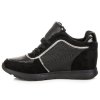Čierne tenisky na klinovom opätku Vices 8350-1B