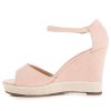 Ružové sandále na platforme Seastar GG-47NU