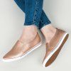 Dámske ružové tenisky slip on