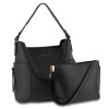 Kabelka na rameno + crossbody kabelka Lindsay čierna AG00696